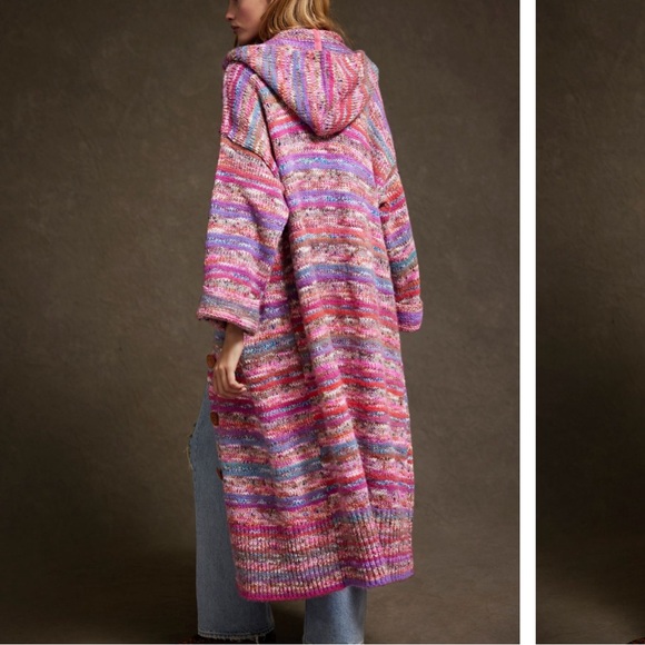 free people cloud 9 long cardigan sweater - Picture 2 of 5